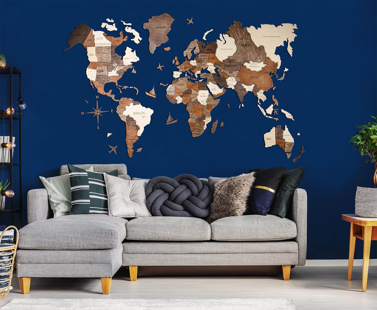 How to Choose Wall Art for Your Home by Wooden World Map