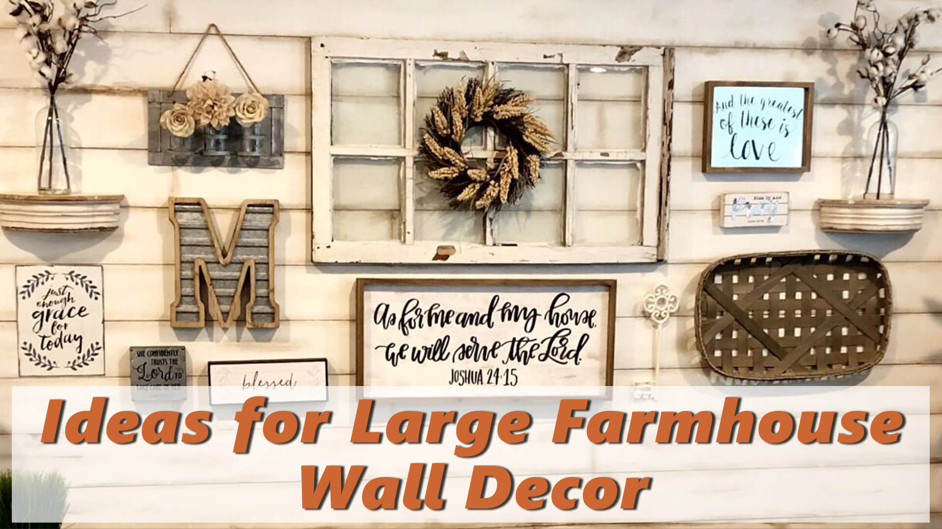 Rustic Charm: Ideas for Large Farmhouse Wall Decor – Wooden World Map