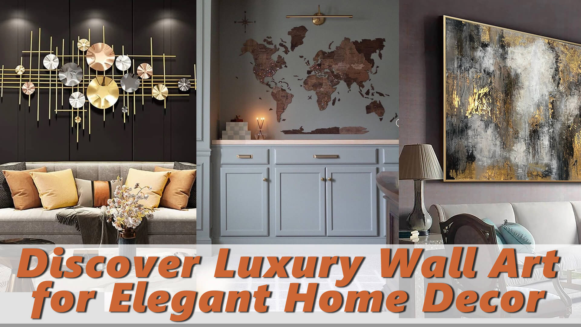 Discover Luxury Wall Art for Elegant Home Decor – Wooden World Map