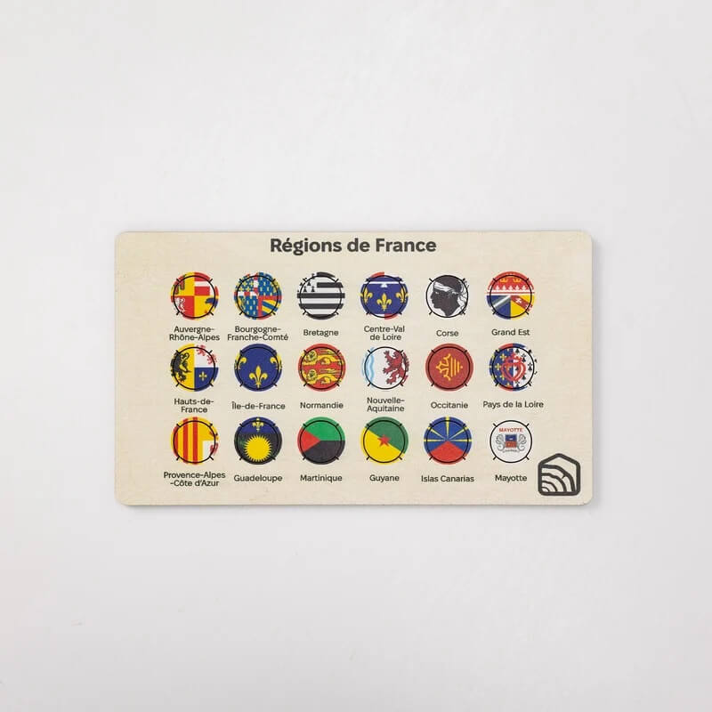 France Flag Marker for Your Wooden Map