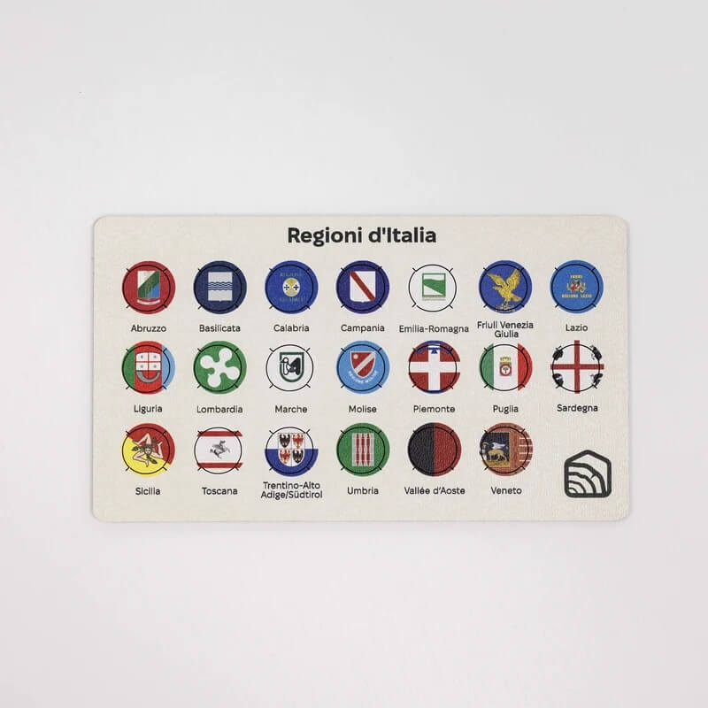 Italy Flag Marker for Your Wooden Map