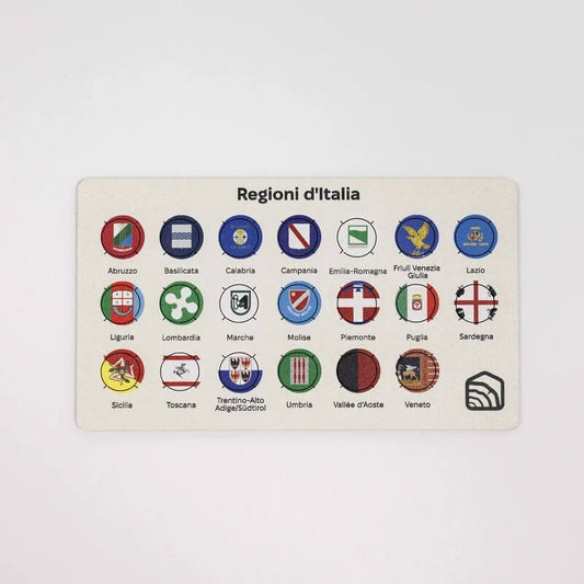 Italy Flag Marker for Your Wooden Map