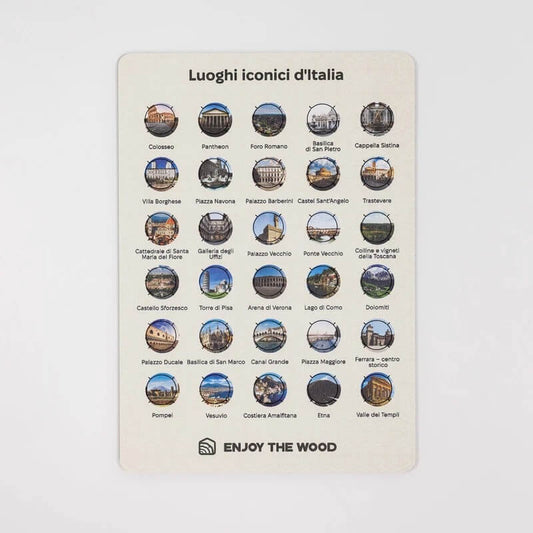 Italy Sight Marker for Your Wooden Map