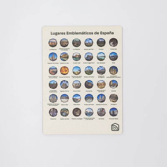 Spain Sight Marker for Your Wooden Map