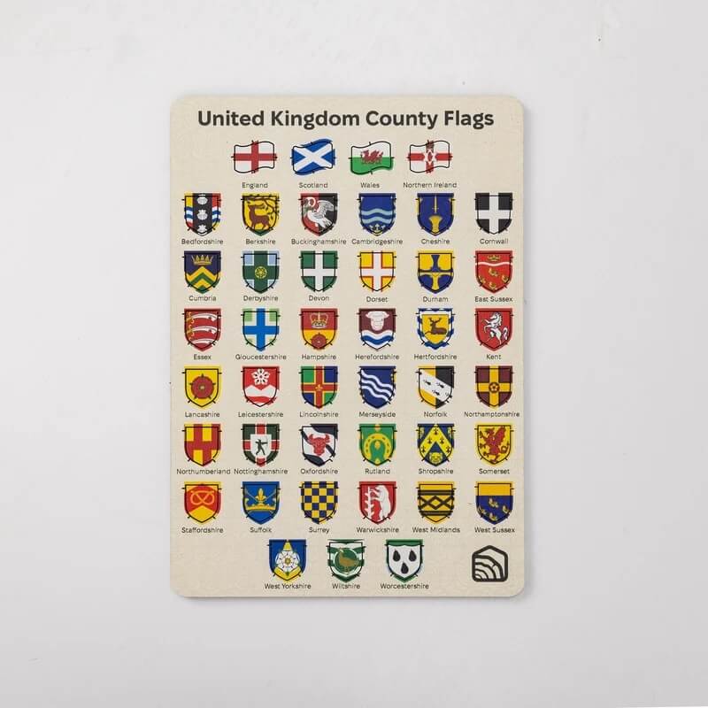 UK Flag Marker for Your Wooden Map