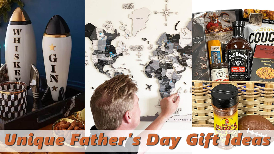 Wooden World Map Unique Fathers Day Gift Ideas