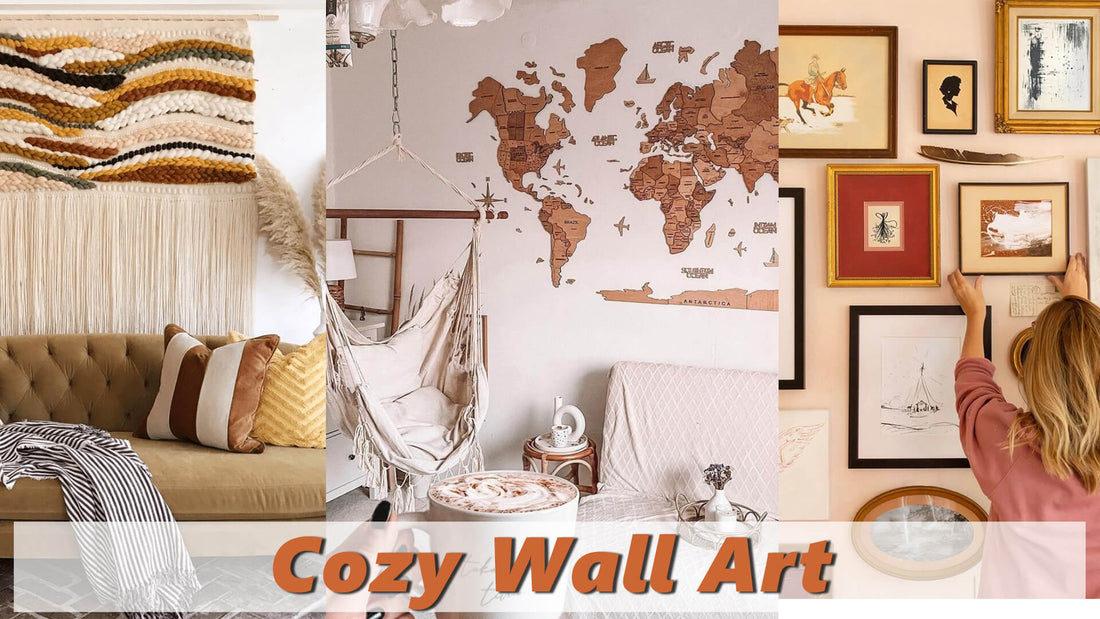 Wooden World Map Cozy Wall Art