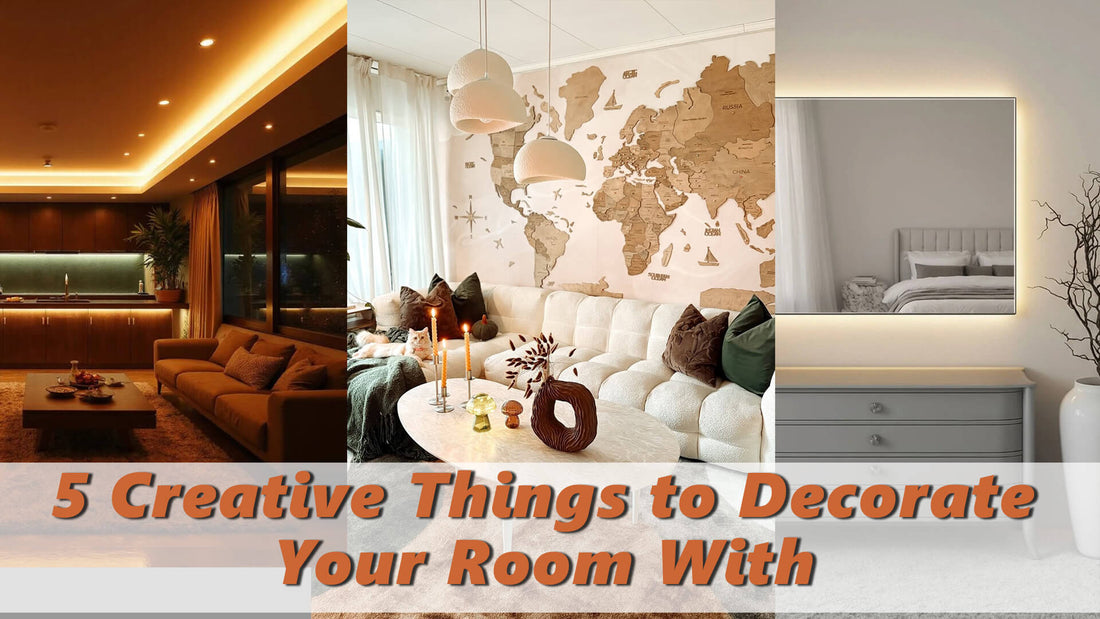 Wooden World Map creative things to decorate your room