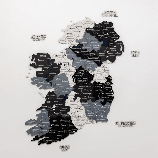 3D Wooden Map - Ireland- Nordik