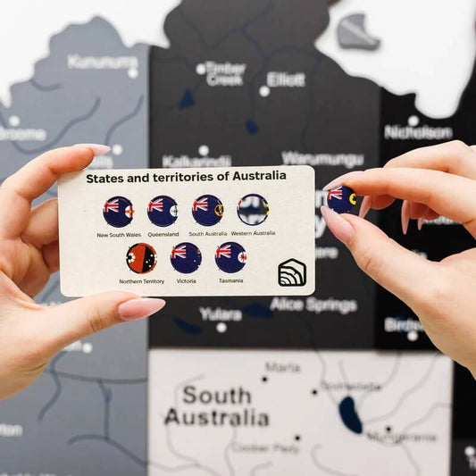 Australia Flag Marker for Your Wooden Map