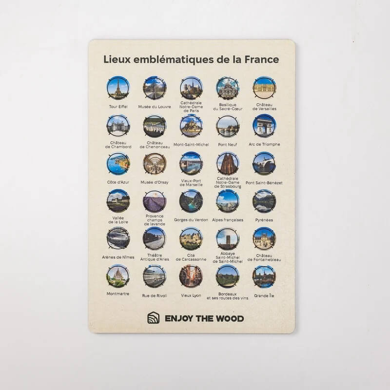 France Sight Marker for Your Wooden Map
