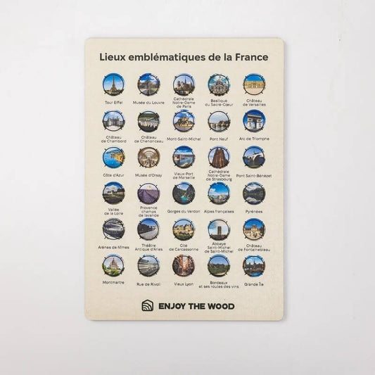 France Sight Marker for Your Wooden Map