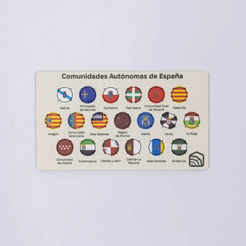 Spain Flag Marker for Your Wooden Map