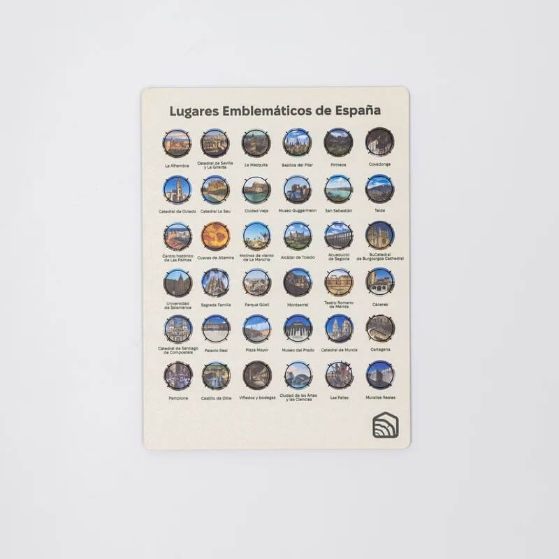 Spain Sight Marker for Your Wooden Map