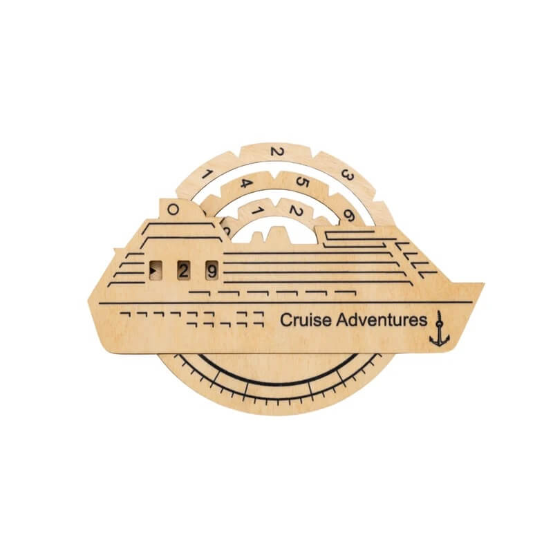 Wooden Ship Travel Counter