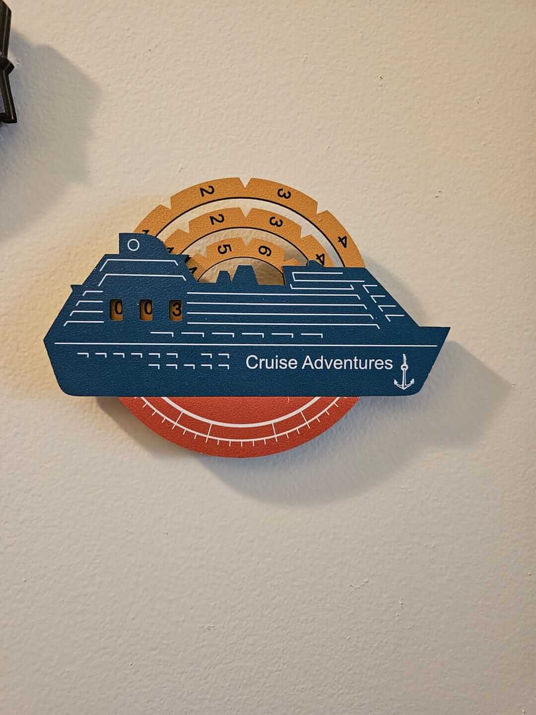 Wooden Ship Travel Counter