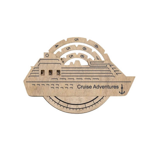 Wooden Ship Travel Counter